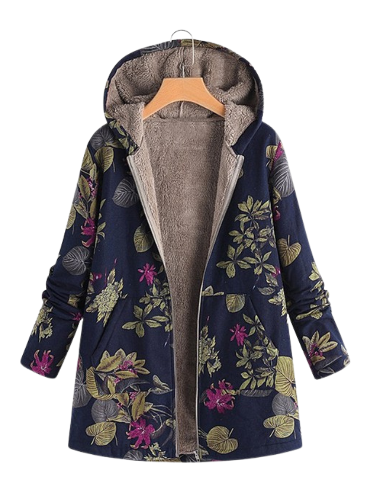AURORA COZY PRINT COAT