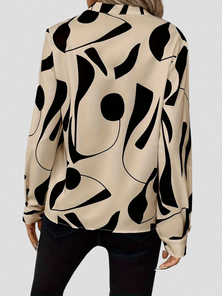 LYRA SATIN LOOK BLOUSE