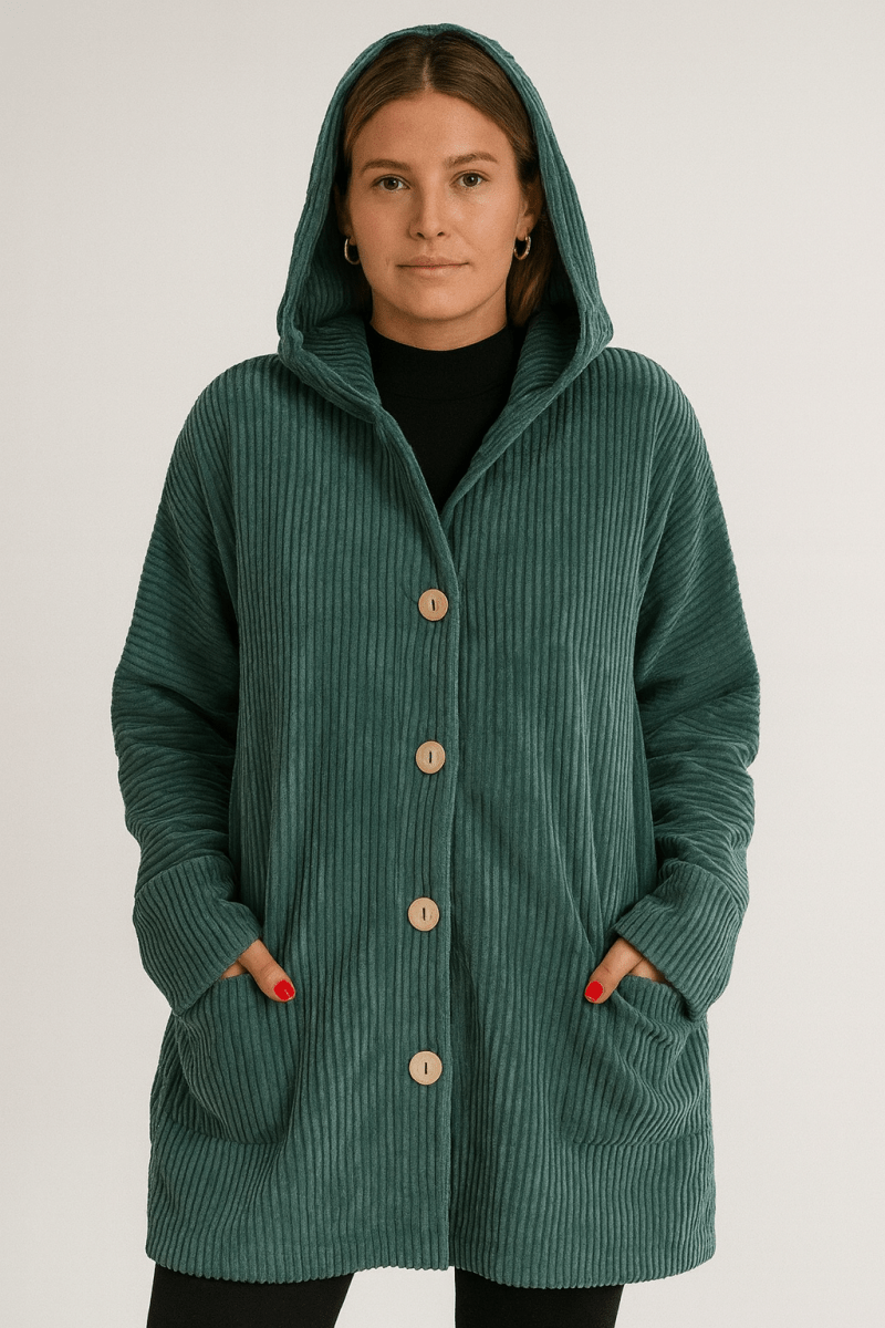 INDIE - CORDUROY HOODED JACKET