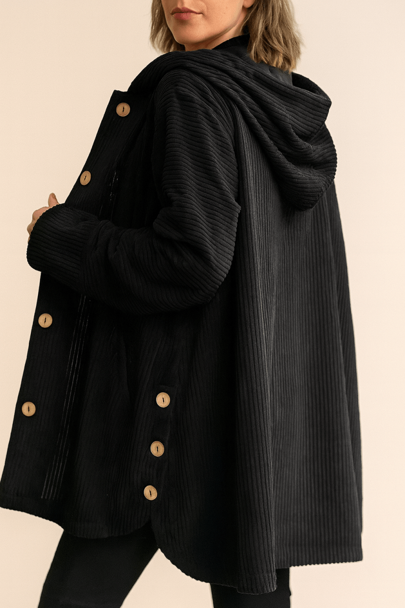 INDIE - CORDUROY HOODED JACKET