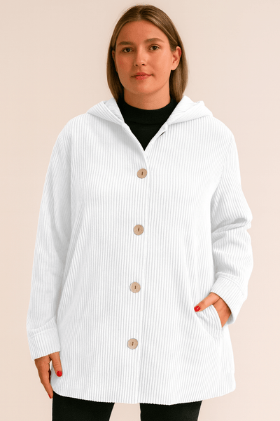 INDIE - CORDUROY HOODED JACKET