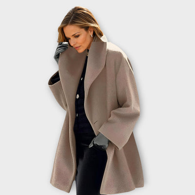Anna - Premium Windproof Wool Coat