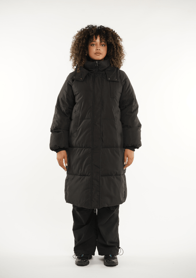 LUNA | HOODED LONG PUFFER JACKET
