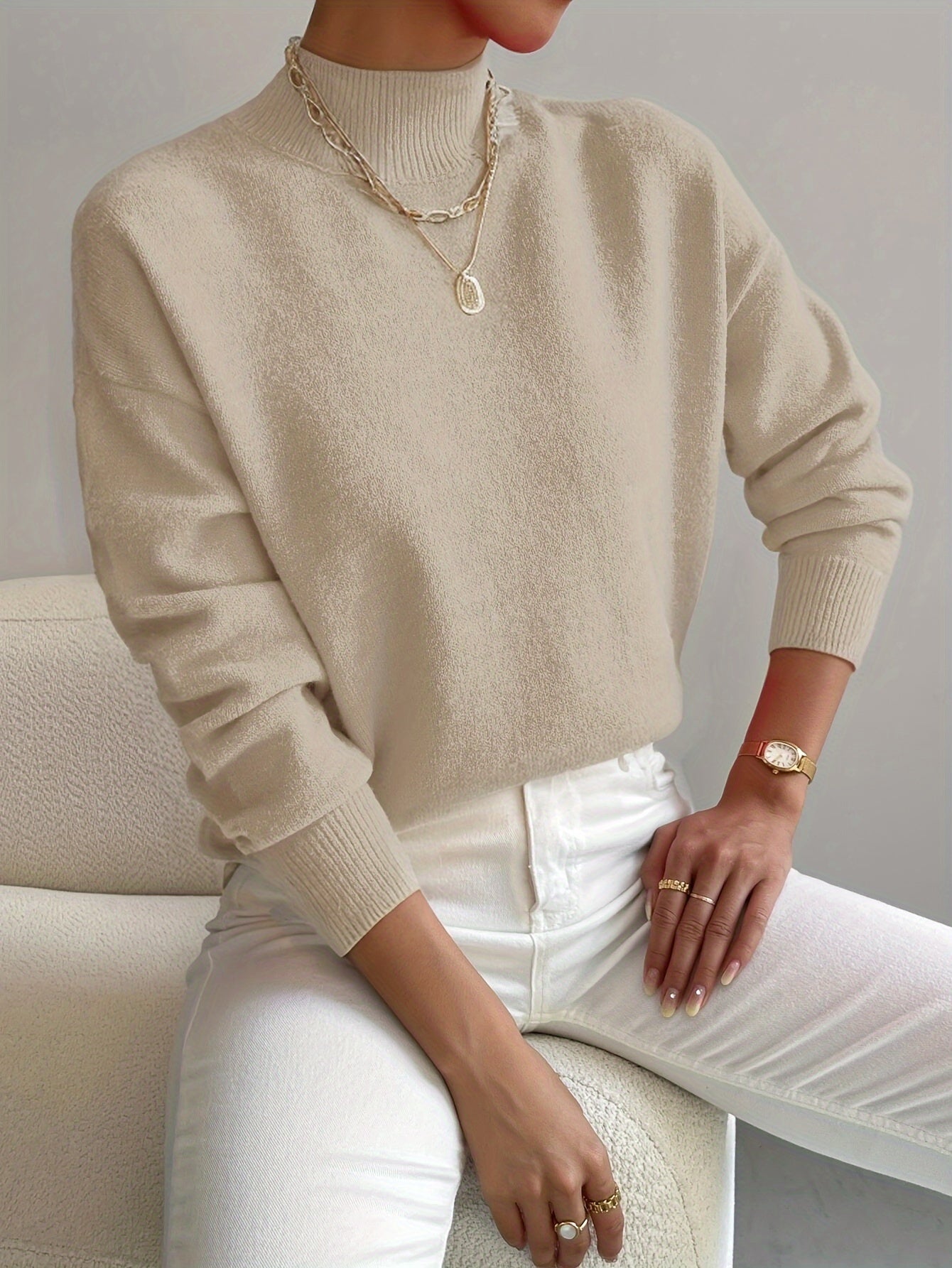 Vionne | High Neck Sweater