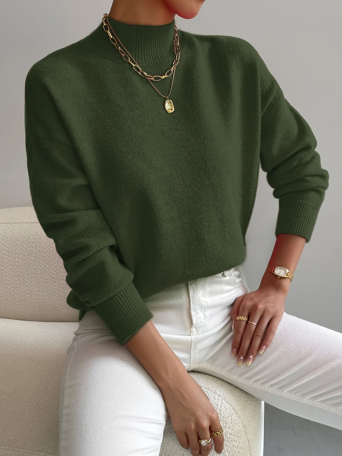 Vionne | High Neck Sweater
